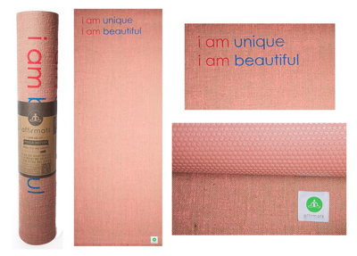 I am Unique/Beautiful Mat | Coral